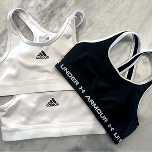 Girls Youth sports bras ✨like brand new✨!!!